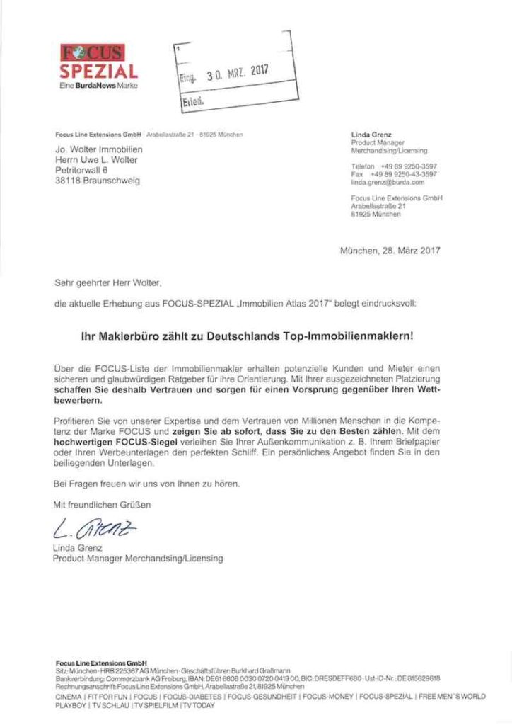 Focus Spezial Immobilienmakler