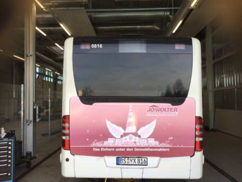 Makler Immobilien Braunschweig Werbung Buswerbung