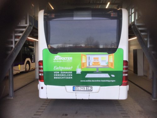 Makler Immobilien Braunschweig Werbung Buswerbung